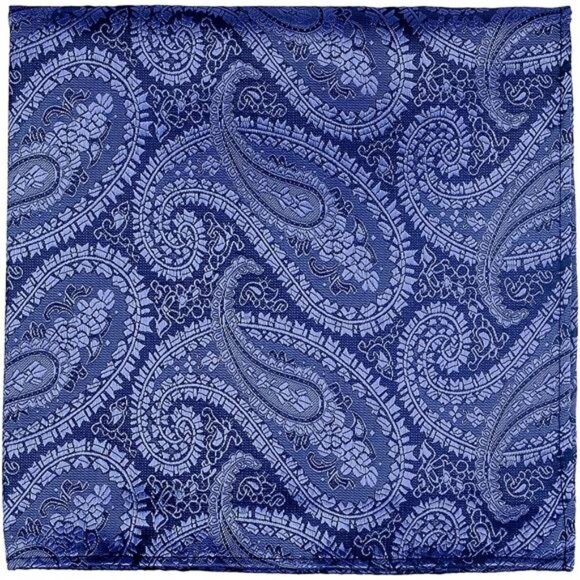 5 Piece Assorted Woven Microfiber Premium Pocket Square Gift Box Set - Picture 4 of 8